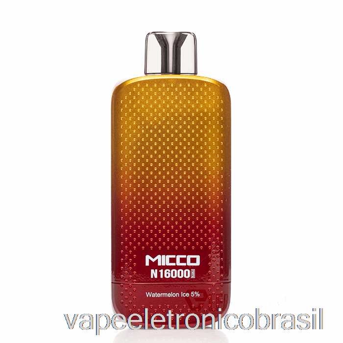 Vape Recarregável Horizontech Micco N16000 Descartável Melancia Gelo
